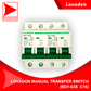 Lovadon 2 POLES Manual Transfer Switch MTS